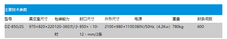 DZ8502s自動真空包裝機(圖2) DZ8502s自動真空包裝機(圖2)